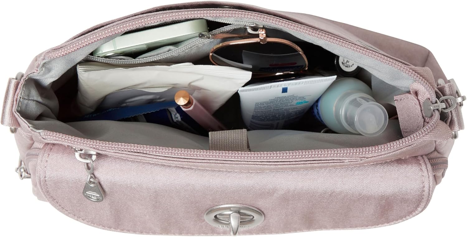 Baggallini Calais Crossbody Bags for Women 10x7 Lightweight Water-Resistant Travel Purse, RFID & Interior Organization - Image 10