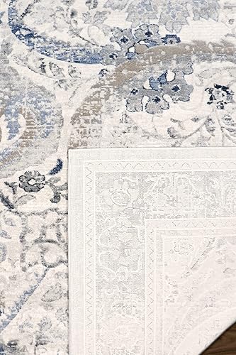 Miniatura 7 de Pasargad Home Fantasia Oriental Area Rug  Telar eléctrico de lujo, sala de estar, dormitorio, alfombras decorativas de 6 pies 0 pulgadas x 9 pies 0