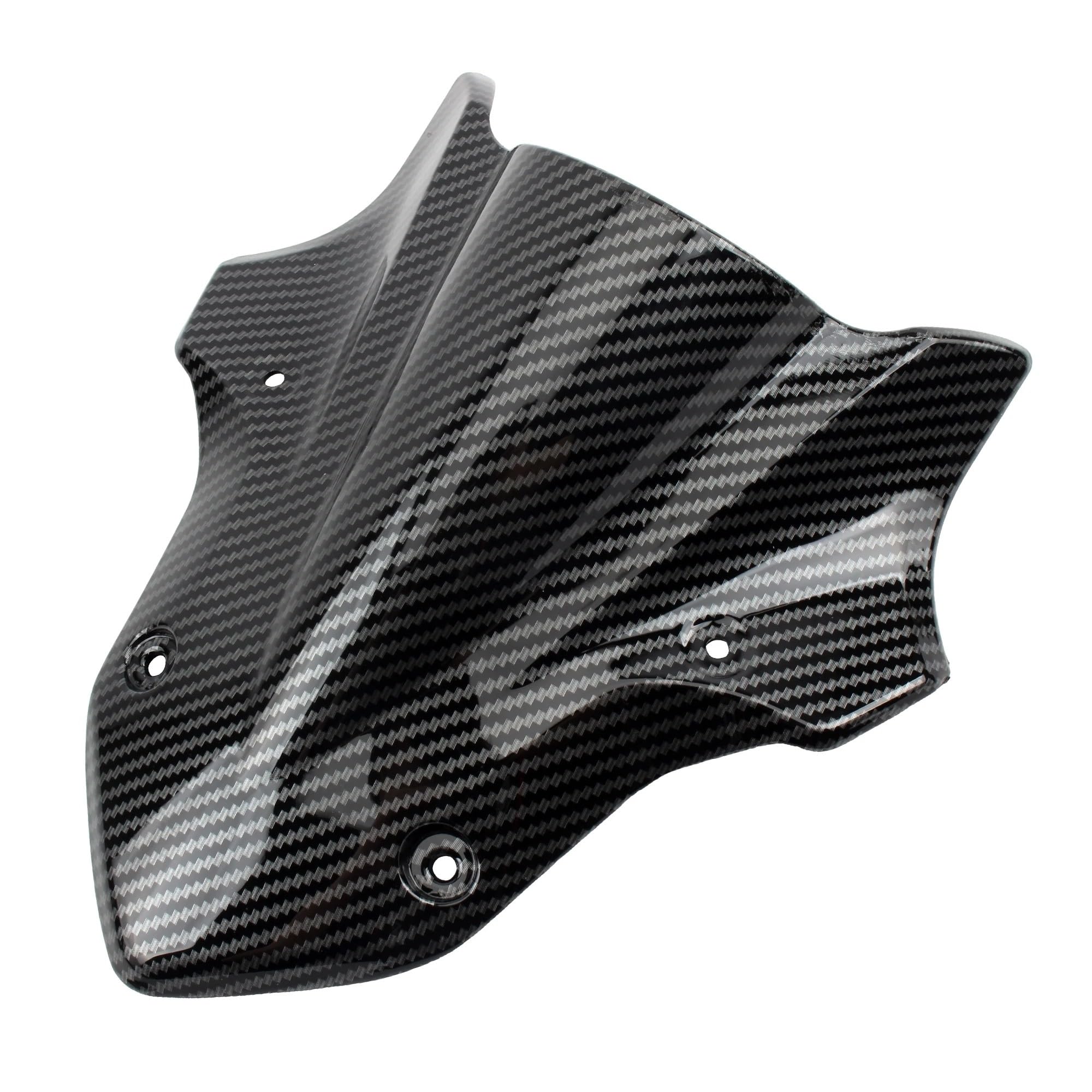 NLNGNZBZTP Windscreen Motorcycle Front Spoiler Fairing Windscreen For Z900 2017 2018 2019 Windshield Wind Deflector Black Accessories(Dark Grey)