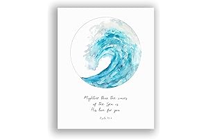Tranquil Serenity Embodied: Ocean Waves Wall Art