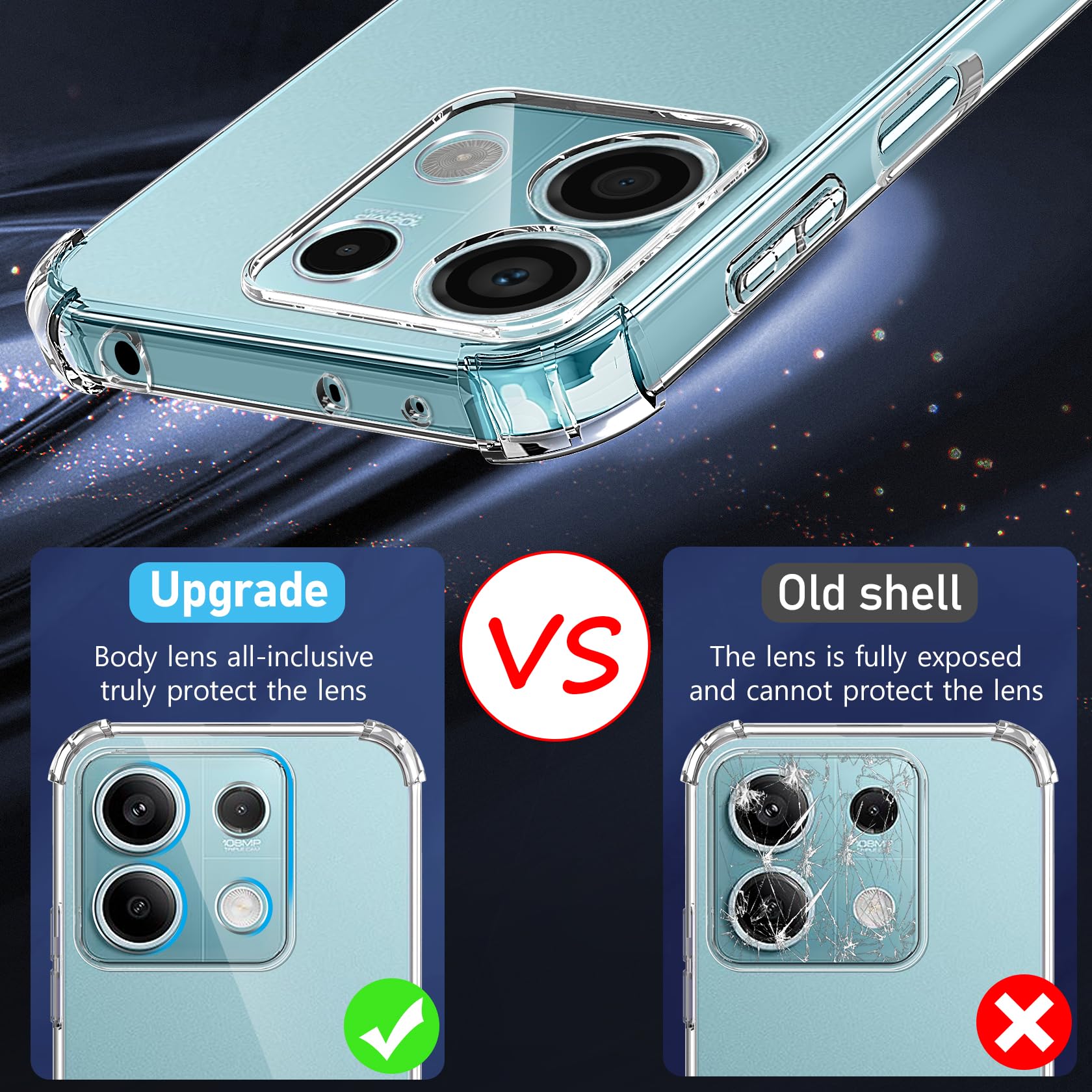 FLLAO Cover Compatibile con Xiaomi Redmi Note 13 Pro 5G