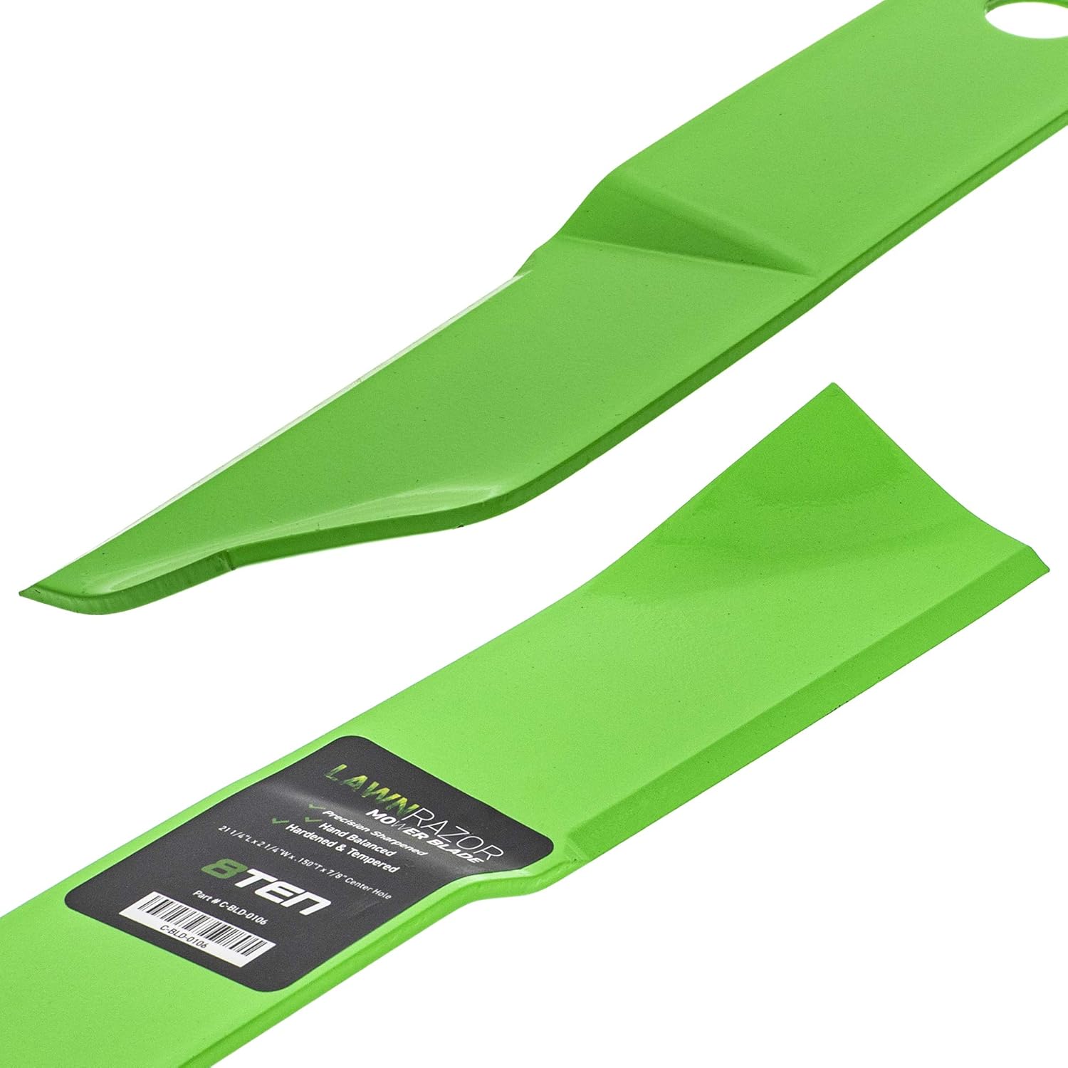 8TEN LawnRAZOR High Lift Blade Set for Murray Scotts Tractor 42 inch Deck 492418 095101E701 95101E701MA (High-Lift)