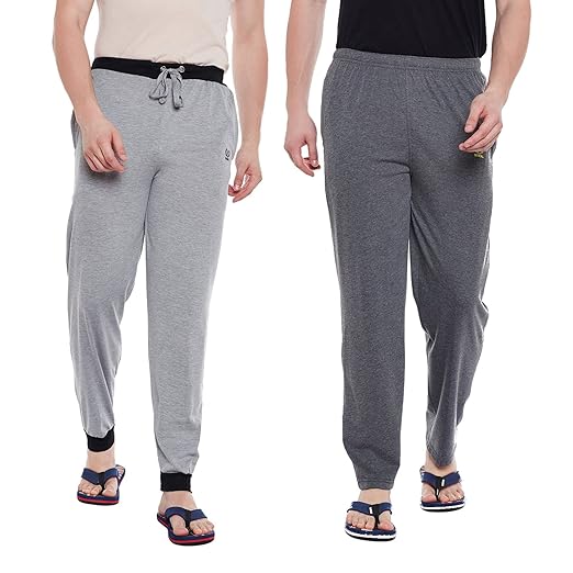 Men's Regular Fit Track pants(Pack of 2)