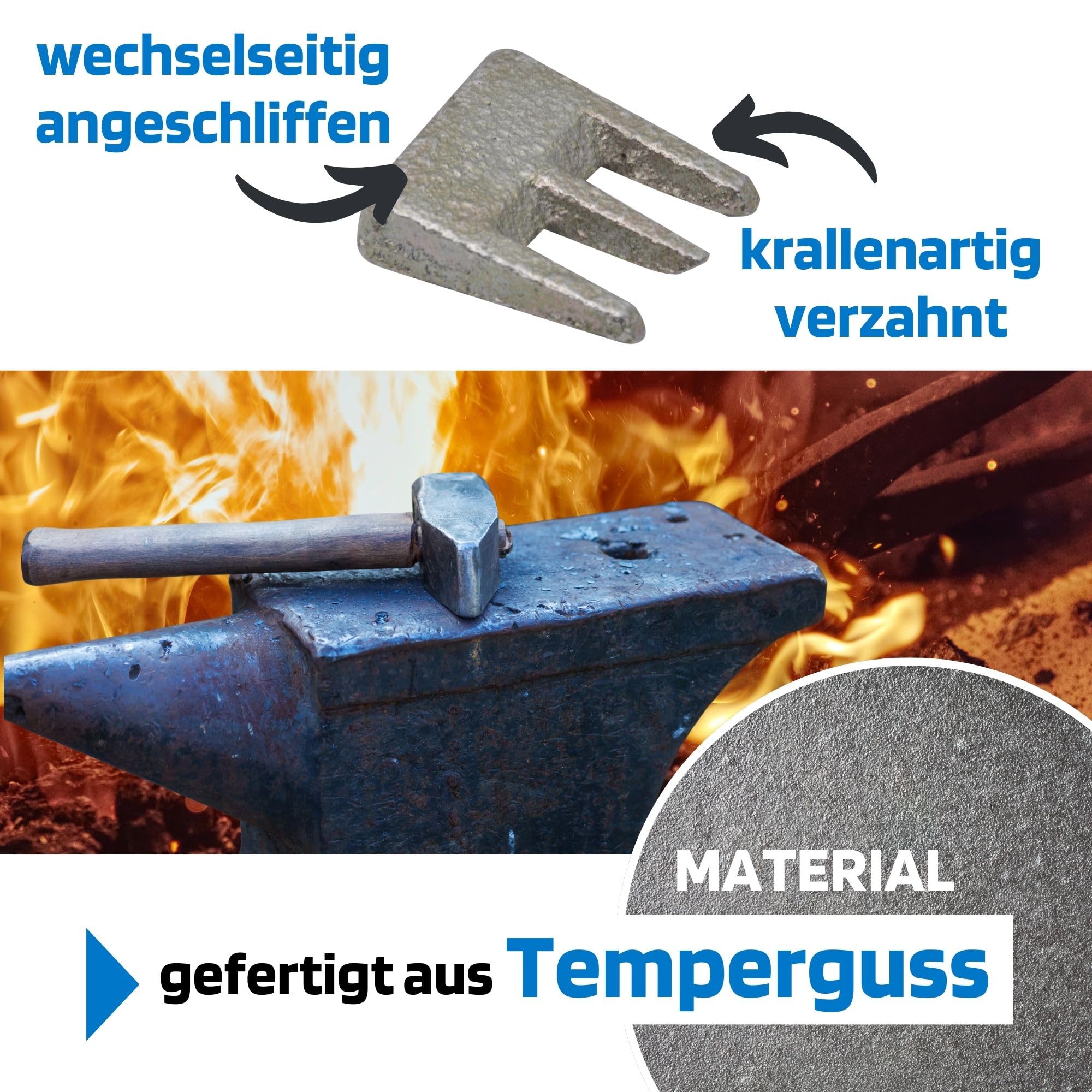 SW-Stahl 50128L Hammerkeilsortiment 25-teilig I Stielbefestigungskeil Set aus verschiedenen Größen I Hammerkeiler für 100 g - 6 kg Kopfgewicht I sichere Verbindung zwischen Hammerstiel und Hammerkopf