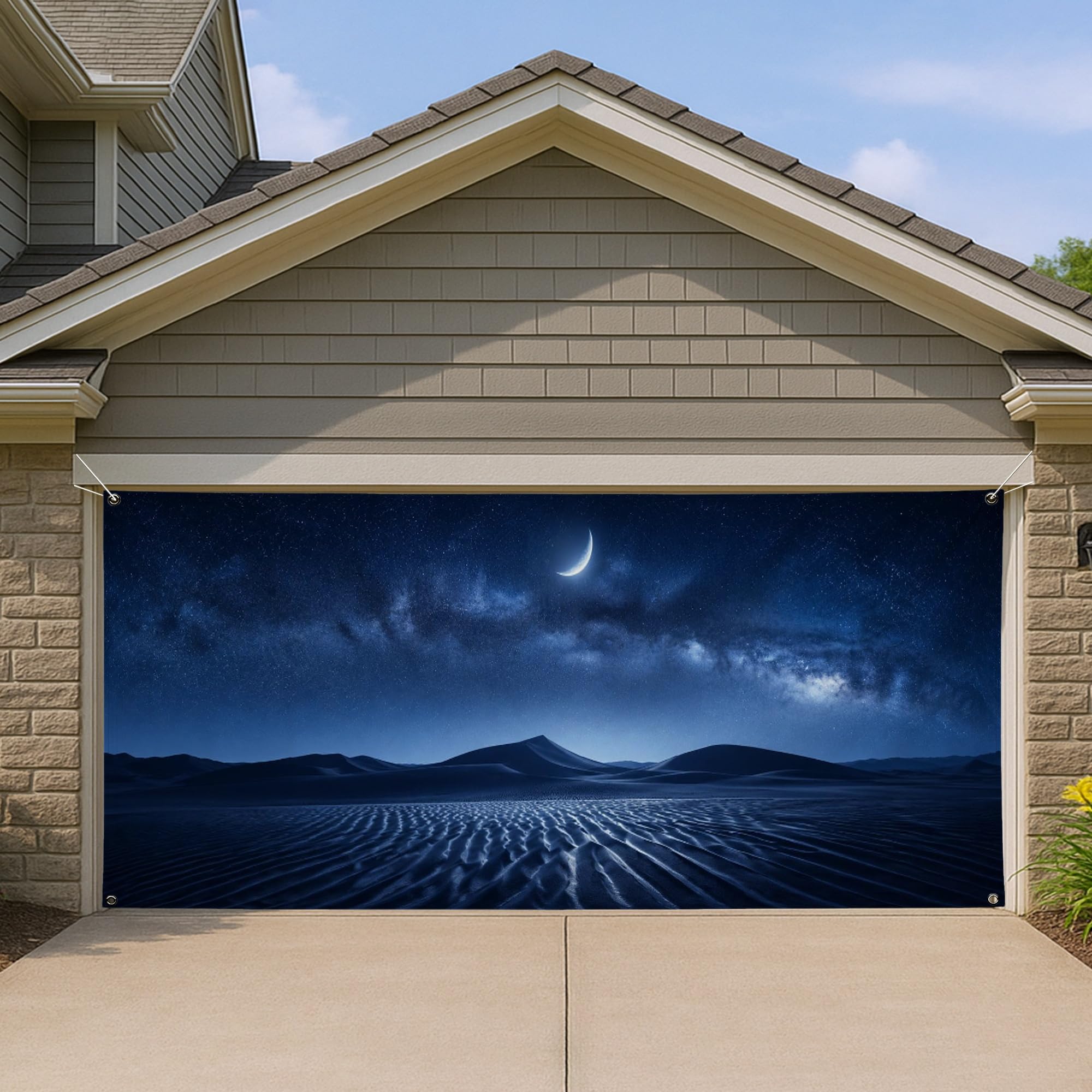 Housse de porte de garage grand format 397 x 180 cm résistante