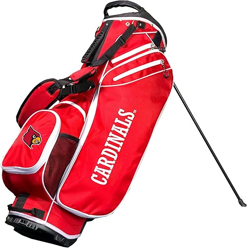 Miniatura 6 de Team Golf NCAA - Bolsa de golf con soporte para pájaros de la NCAA, ligera, divisor de club de 14 vías, soporte de acción de resorte, bolsillo