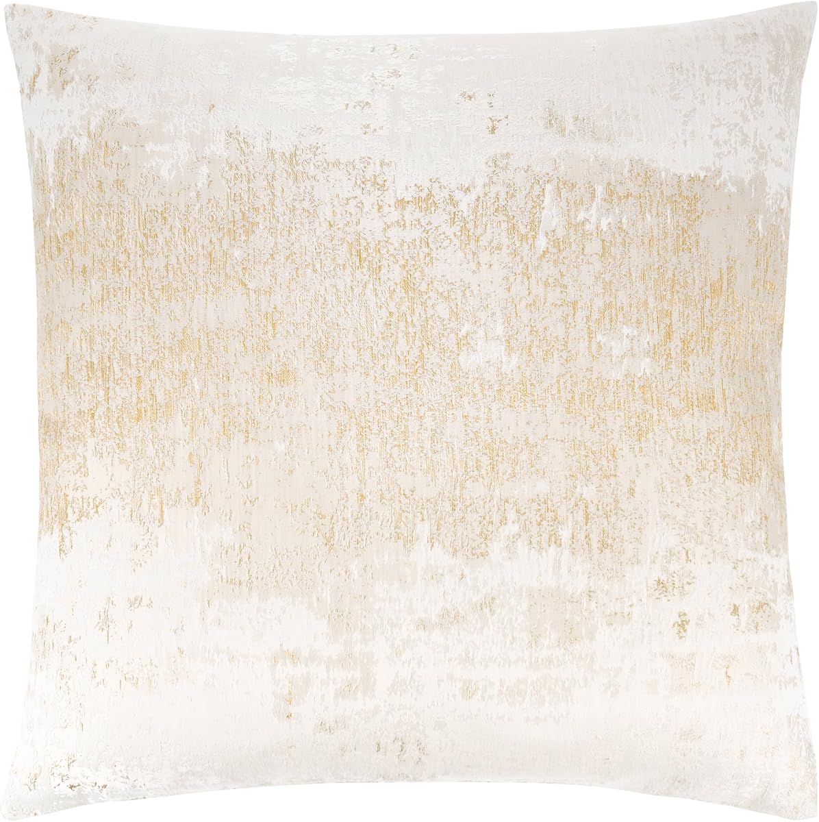 THE-TINOART-funda de almohada de Jacquard metálico, color crema champán, 20x20, parte trasera de terciopelo, decoración moderna y glamurosa para sofá