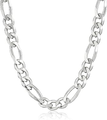 Solid Figaro Link-Chain Necklace 
