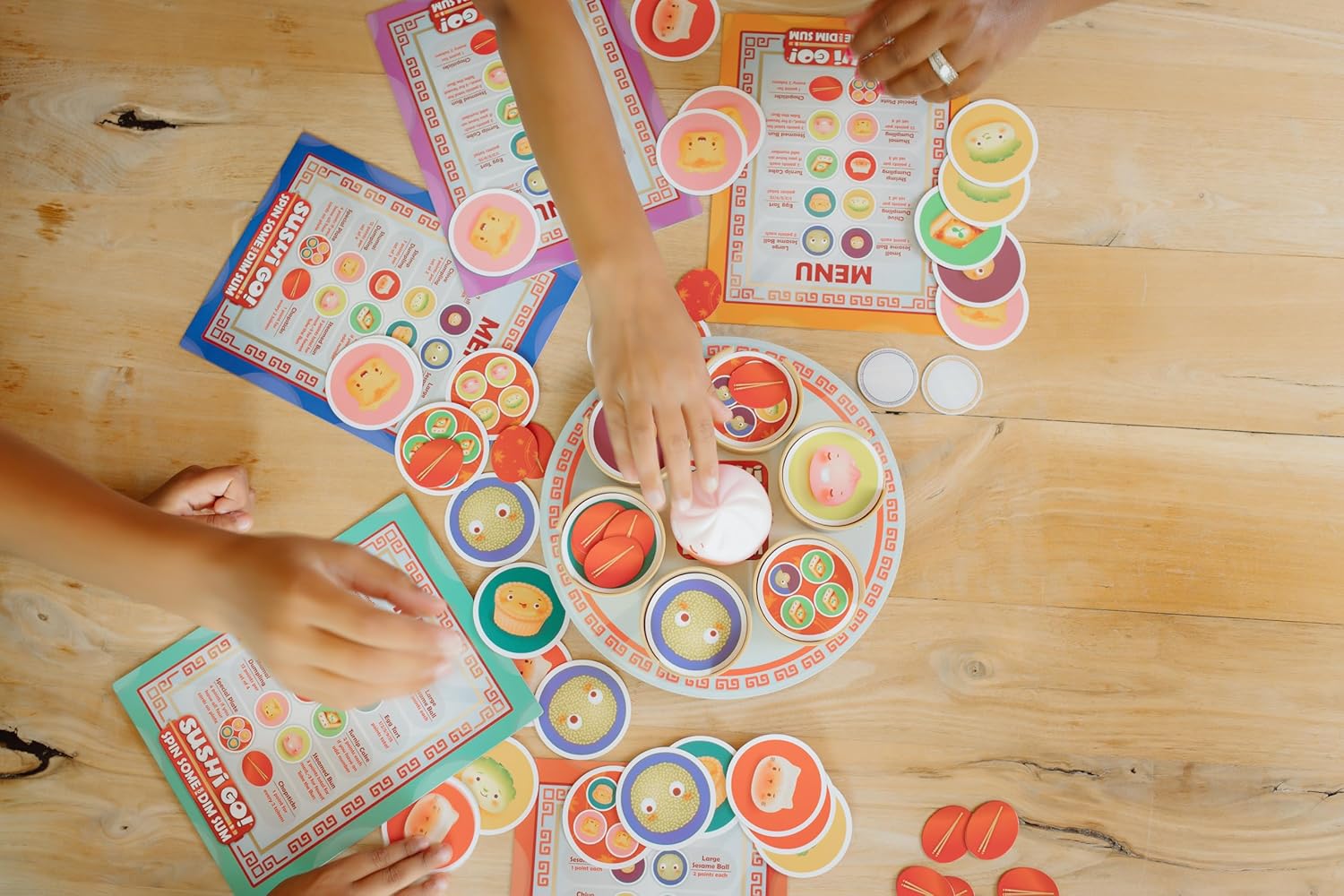 Gamewright - Sushi Go! Spin Some for Dim Sum Board Game