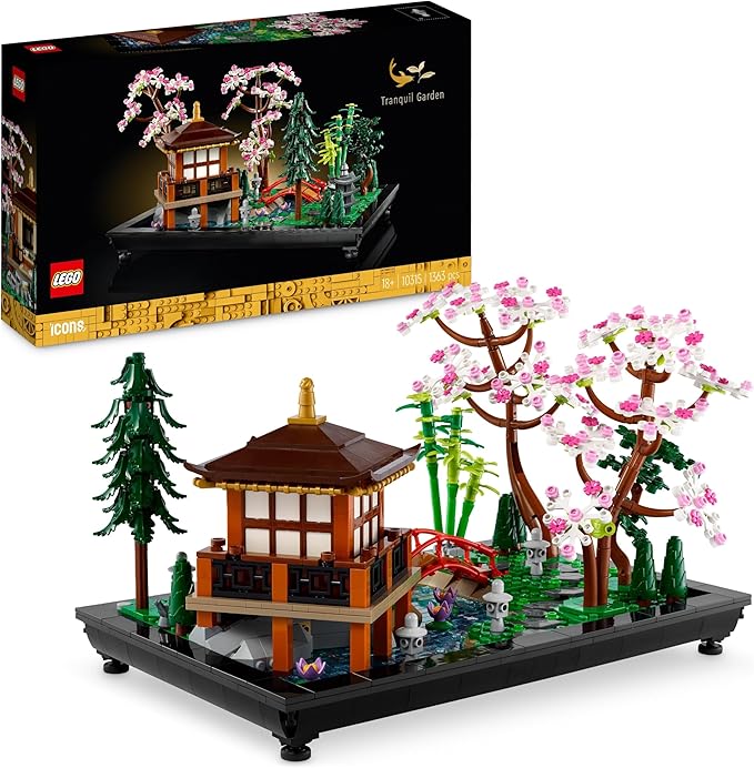LEGO Icons Tranquil Garden 10315 – jardin japonais pour adultes