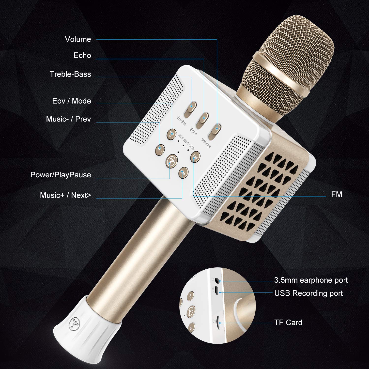 Tosing wireless bluetooth karaoke 