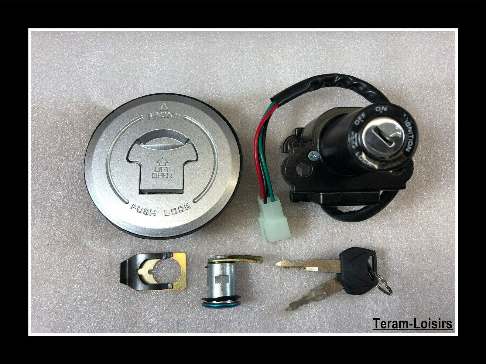 Teram Leisure Neiman Contactor Key Lock for Honda CBR 250 from 2011 to 2013 - CBF 600 Hornet 2003 to 2006 - CB 500 F from 2013 and 2014