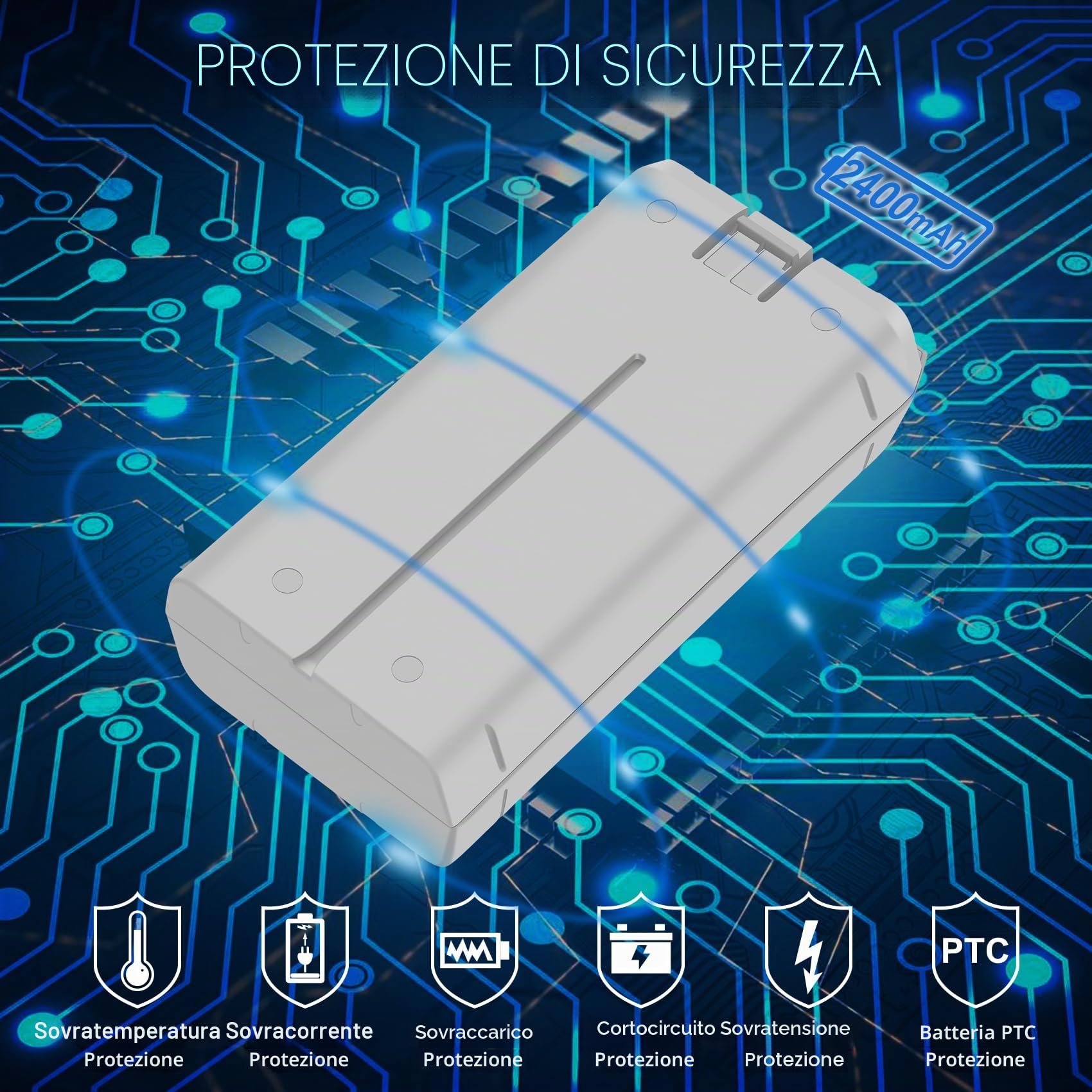 Fantasyo Batteria di volo intelligente per Mini 4K/Mini 2, 1 confezione, 2400 mAh di capacità, 31 minuti di tempo di volo massimo, compatibile con DJI Mini 4K Mini 2 SE, Mini 2, Mini SE