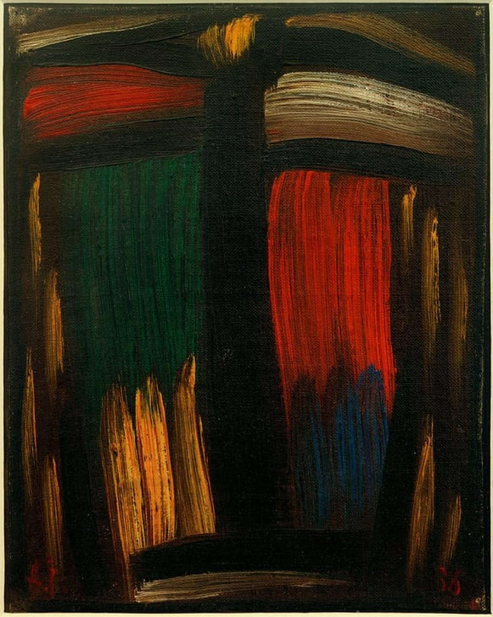 ARTXLXXBN Famous Print Painting Colorful Art Print Great Embers by Alexej Von Jawlensky Canvas Art Decorations for Home Decor 60x90cm