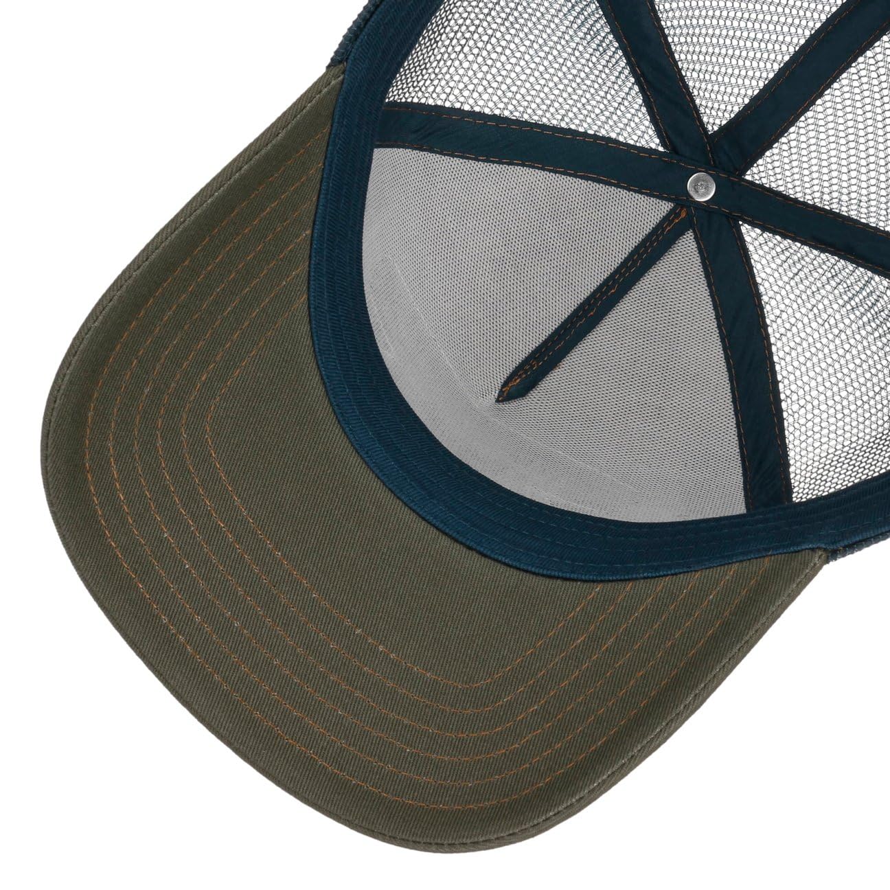 Stetson Biker Trucker Cap Größenverstellbar Mehrfarbige Meshcap Herren Frühjahr Sommer