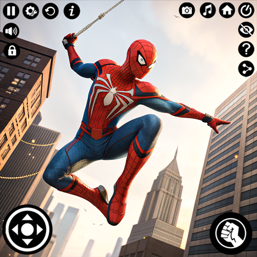 Spider Rope Hero – Crime City Gangster Game