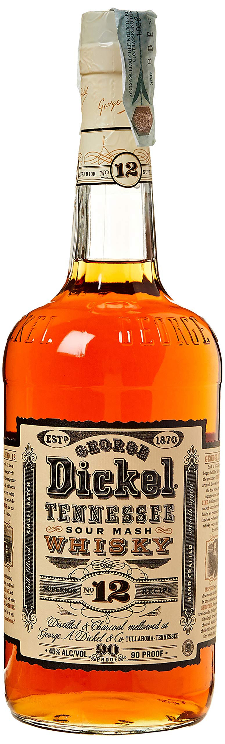 Georg Dickel No. 12 Whisky : Amazon.it: Alimentari e cura della casa