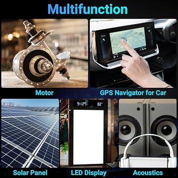 DROK 12V to 6V Step Down Converter, DC 11-32V to 6V 3A Buck Converter, 24V 12V DC Power Supply Voltage Regulator for Vehicle Car Truck RV Solar Panels