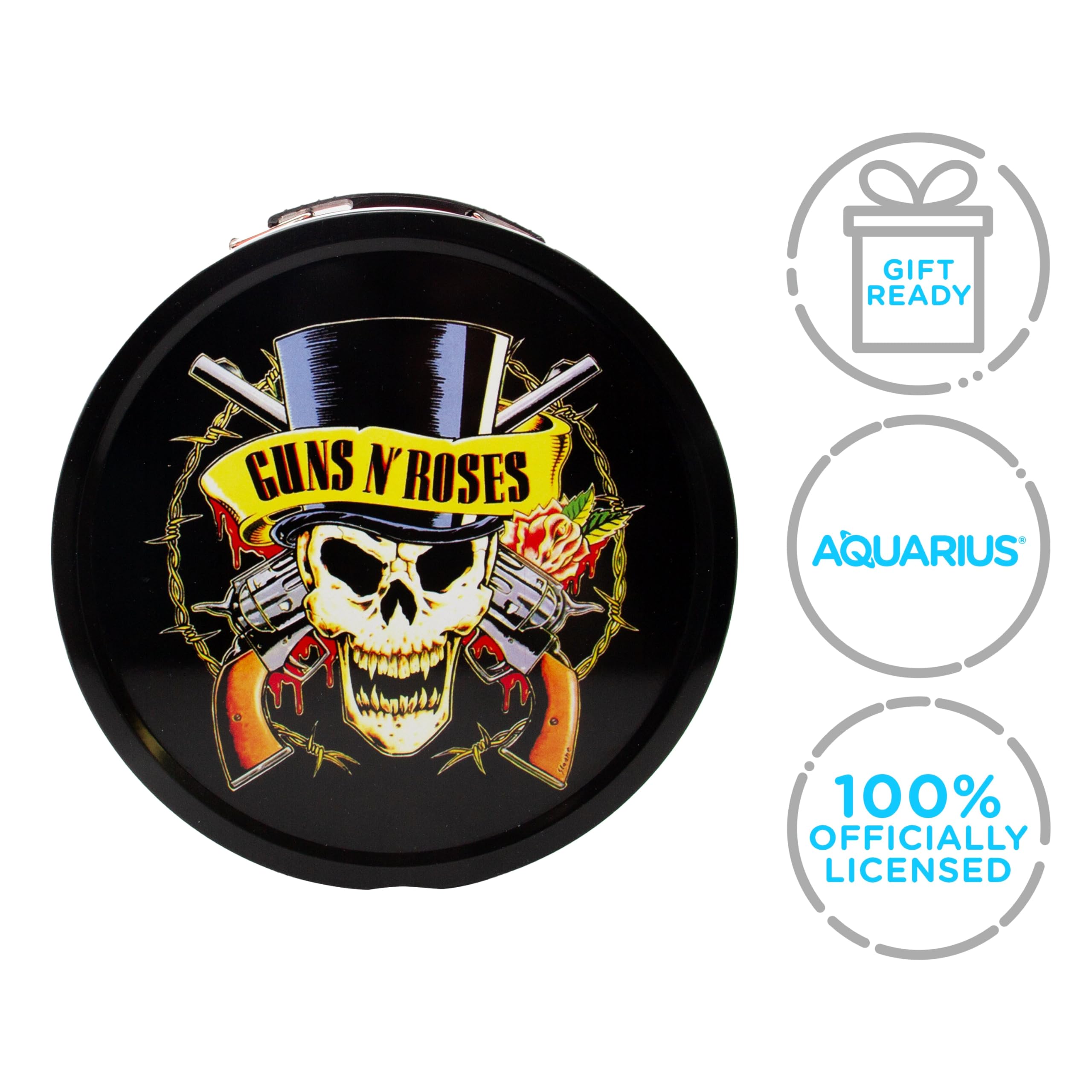 Amazon.com: AQUARIUS Guns N Roses Drum Shaped Fun Box - Sturdy Tin
