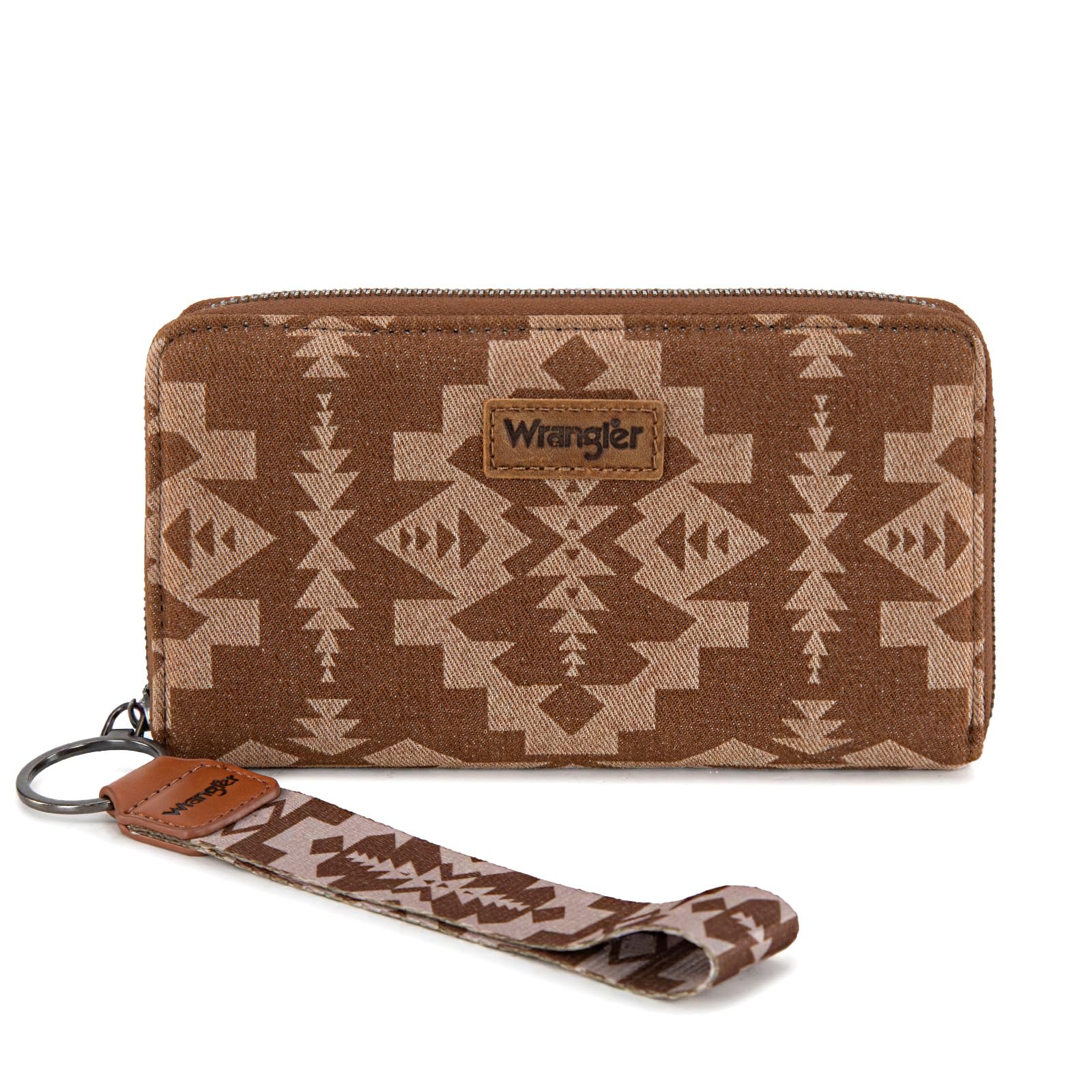Wrangler Wallet Wristlet Aztec Clutch Long Purse Boho Credit Card Holder Wallet