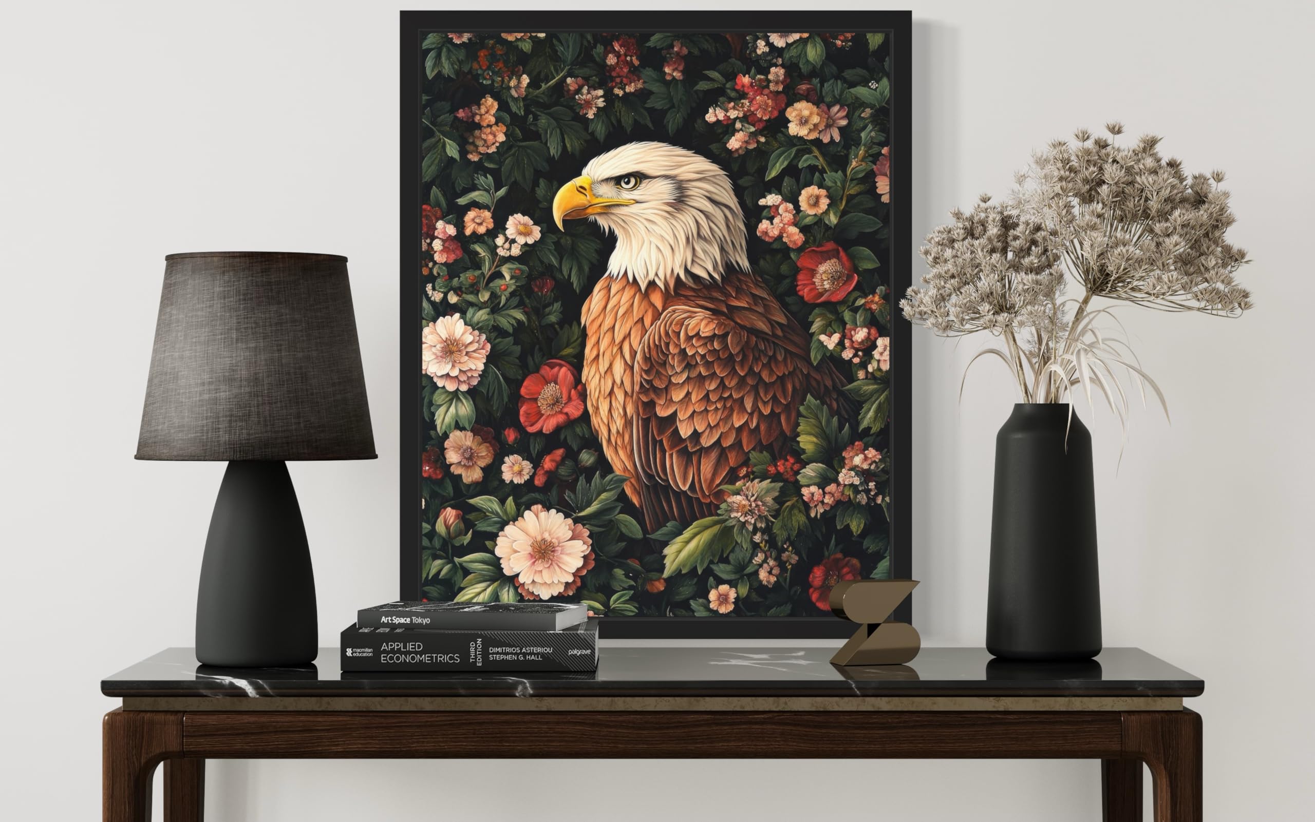 Amazon.com: Eagle Black Framed Art Print Poster, William Morris