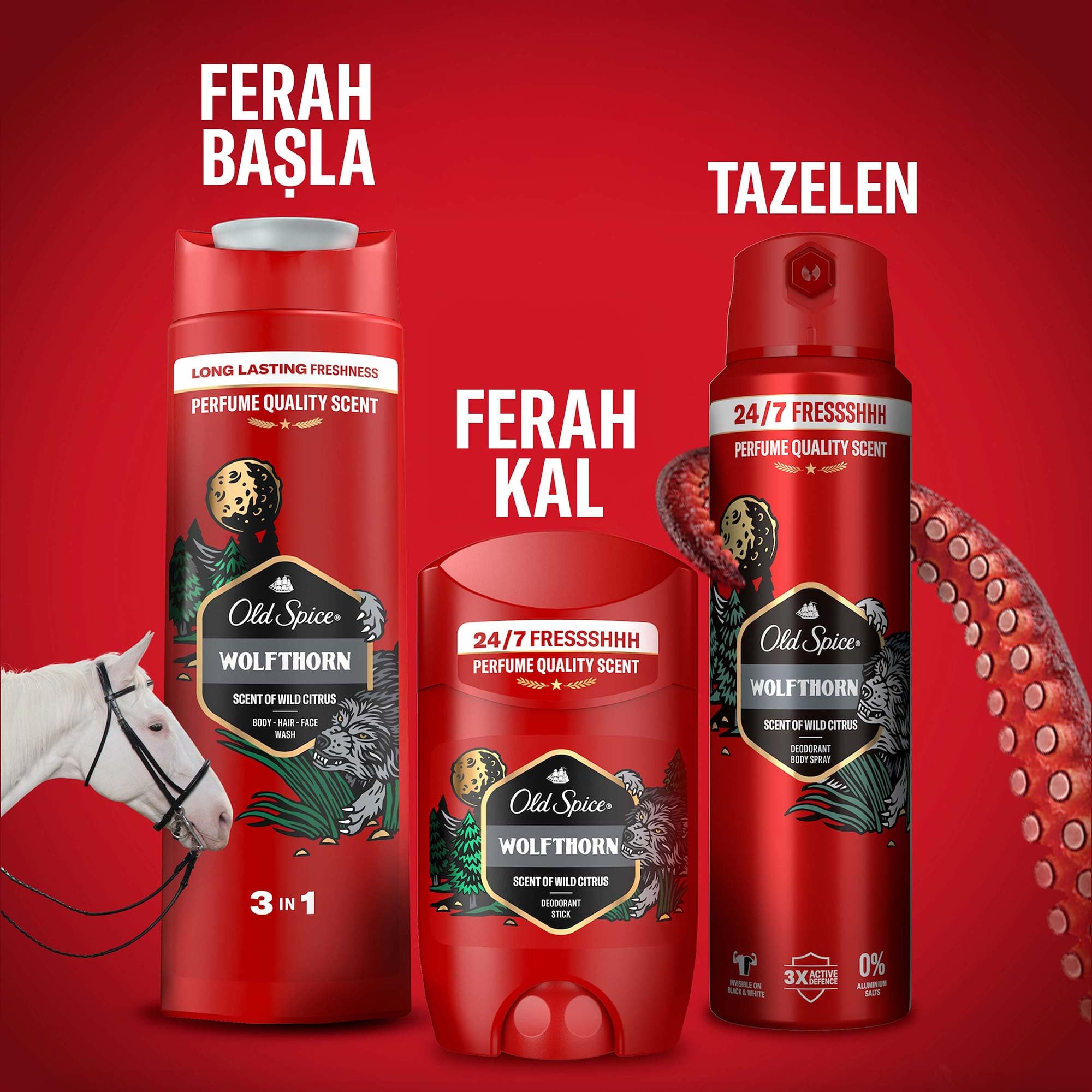 Old Spice Wolfthorn Erkek İçin Duş Jeli 400 ml