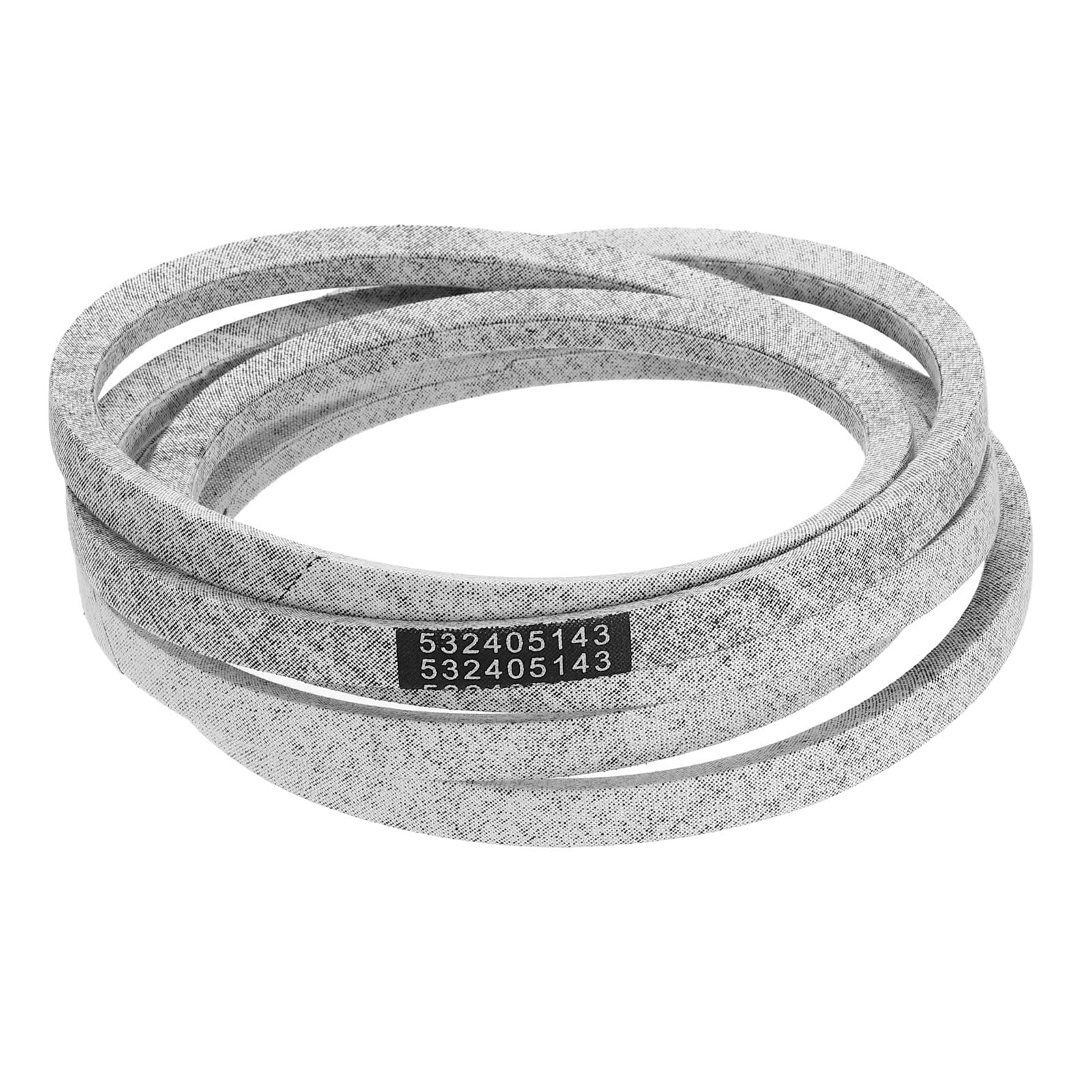 sourcing map Cord Mower Deck Belt 1/2" x 105.5" Aramid Replacement Cord Deck Drive Belt for 405143, 584453101, 532405143, PP21008, 7133156, 575937701, 21546607, Gray