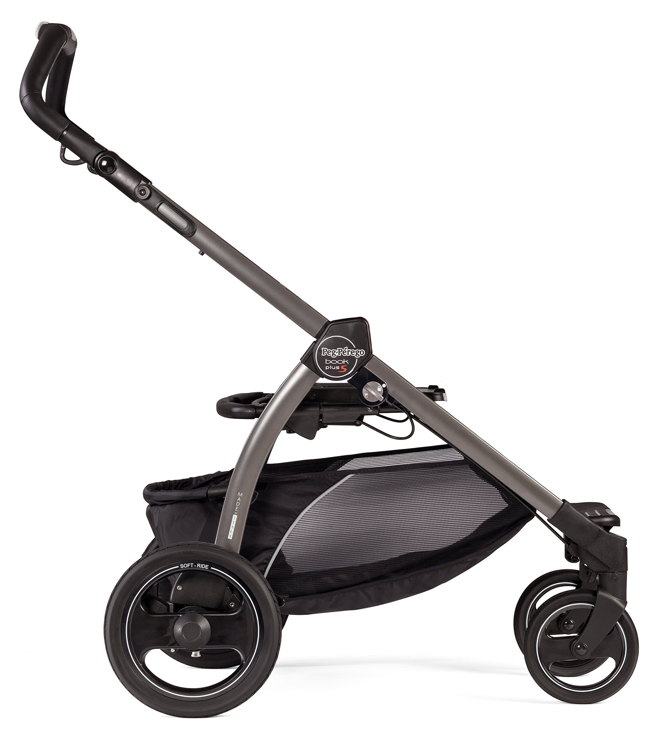 Peg Perego Carrello Book S Jet, Nero/Grigio