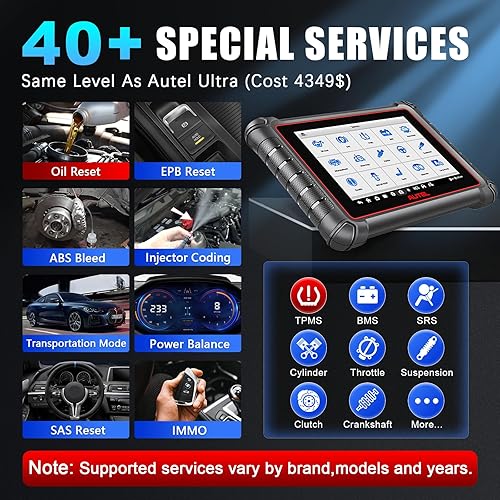 Miniatura 5 de Autel Escáner MaxiPro MP900-TS, 2024 Android 11 ECU Herramienta de escaneo de codificación, herramienta de escaneo TPMS, escáner bidireccional con