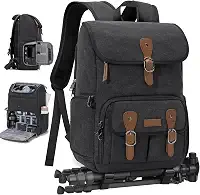 RAINSMORE Mochila para câmera DSLR/SLR Bolsa para câmera profissional de fotógrafos