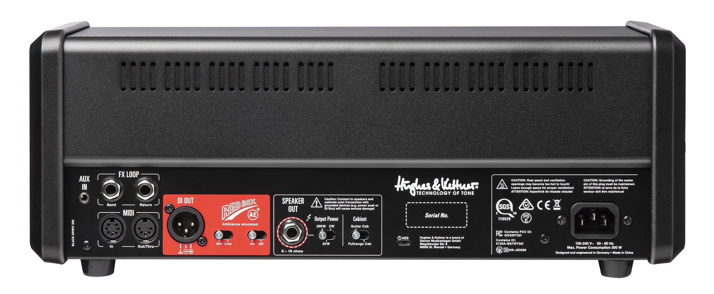 Amazon.co.jp: Hughes&Kettner ギター・アンプ ヘッド Black Spirit 