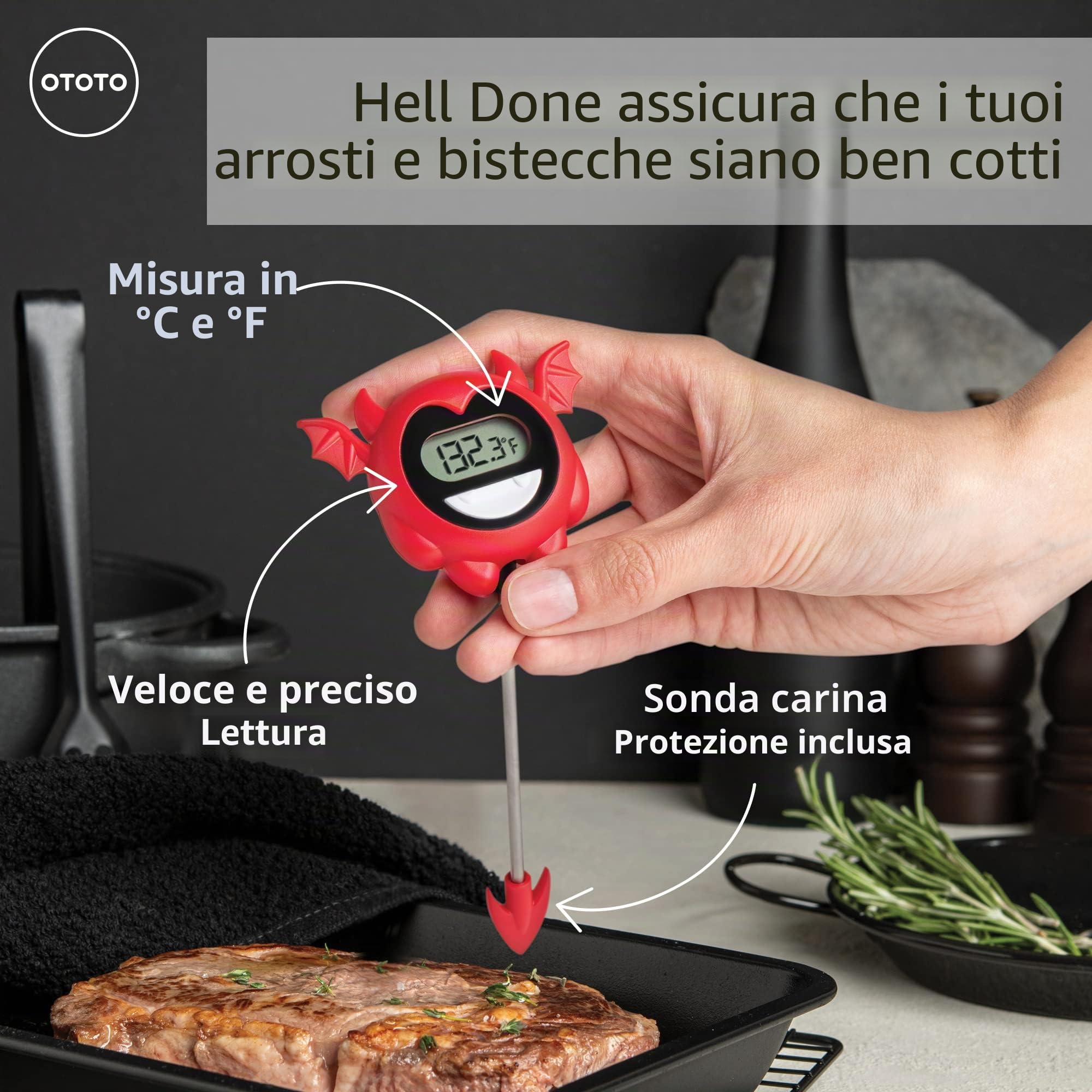 OTOTO Hell Done Bratenthermometer