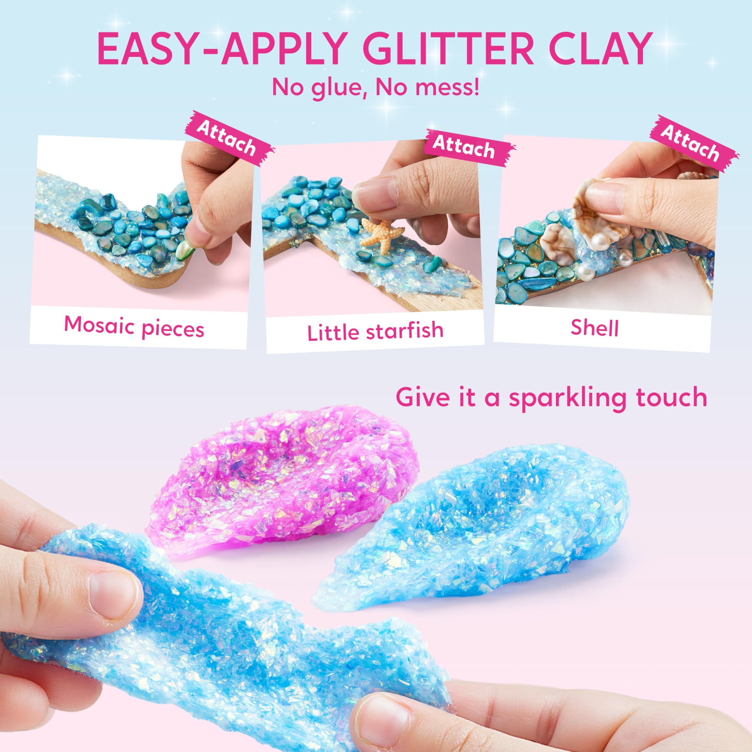 DIY Mosaic Photo Frame Craft Kit for Kids - Make Your Own! -4