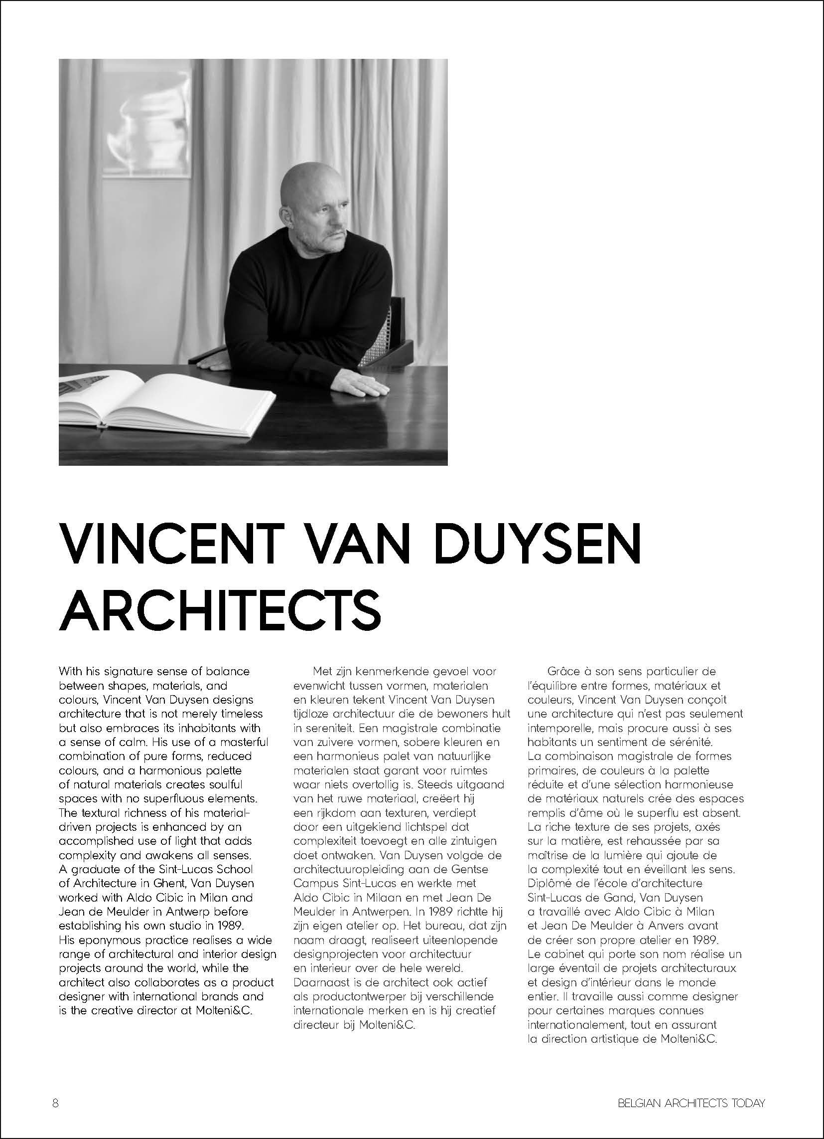 Belgian Architects Today: Hedendaagse Belgische Architecten/ Les Architectes belges contemporains
