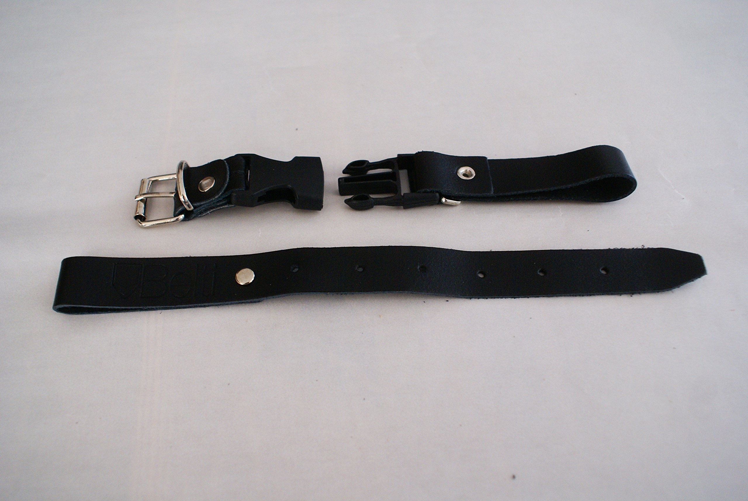 Strappini per fisarmonica, a partire da 25 cm fino a 38 cm, in pelle nera