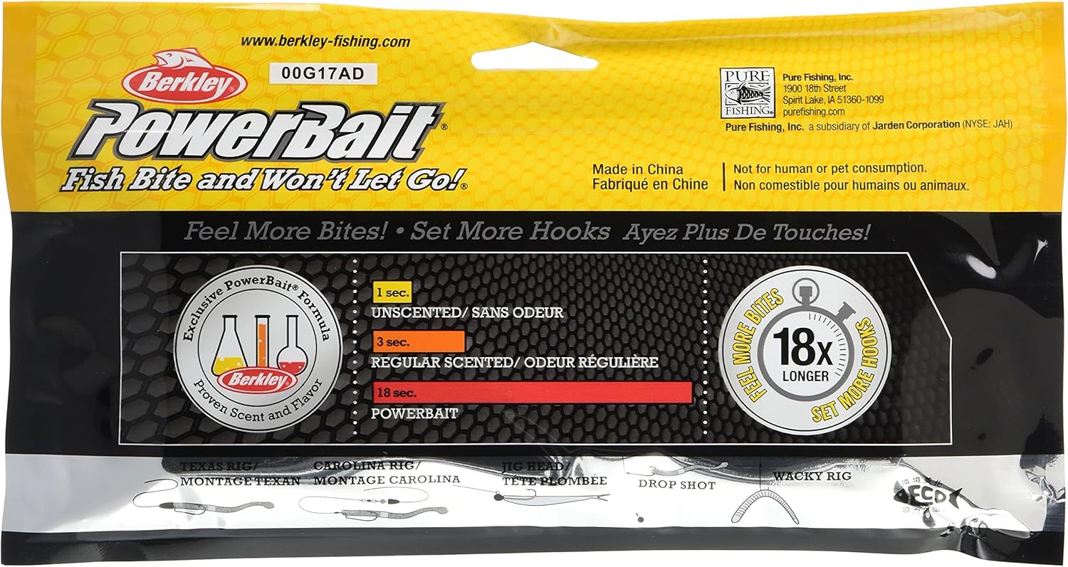 Berkley PBLBC7 Worm Powerbait Big Crawler 7" Bass Fishing Lure