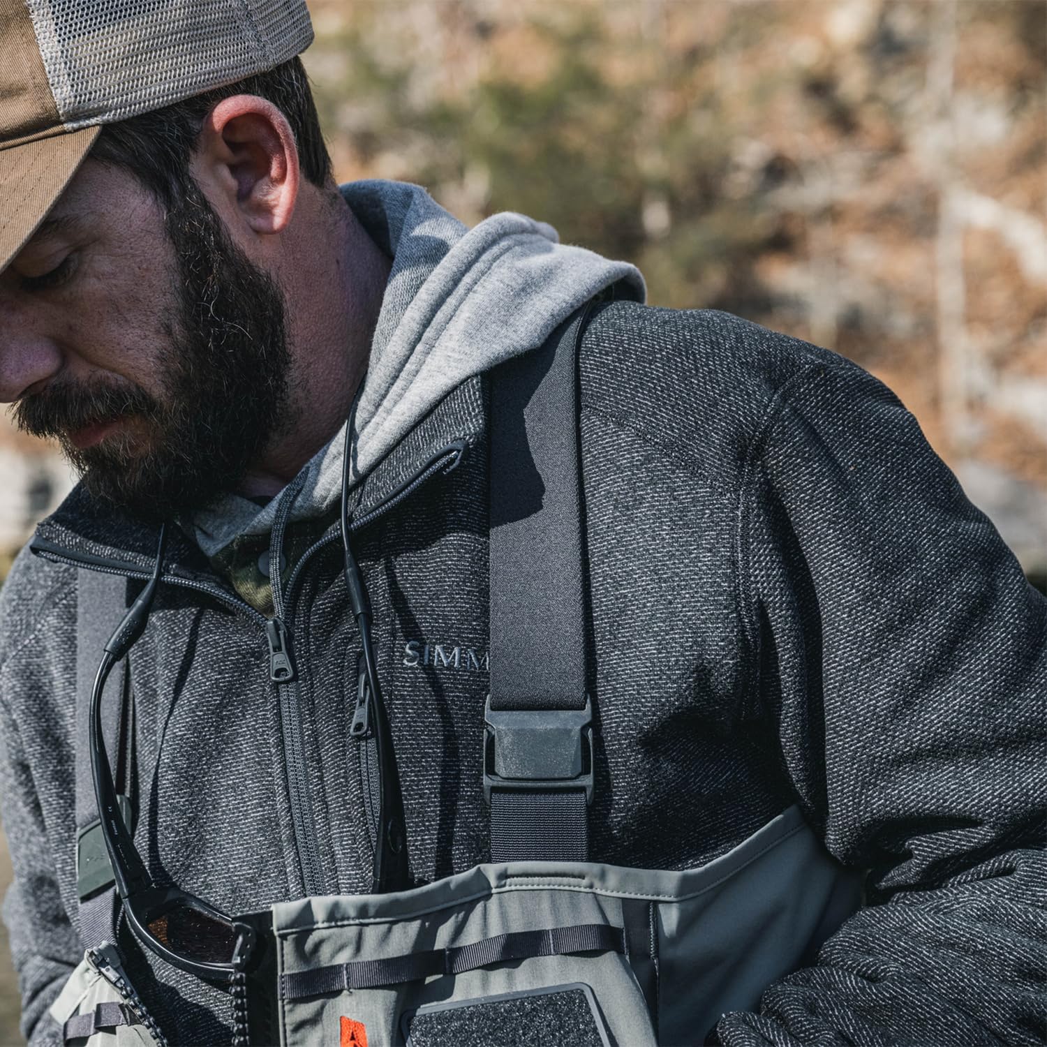 Simms Men’s Rivershed Full-Zip Fleece Sweater - Image 8