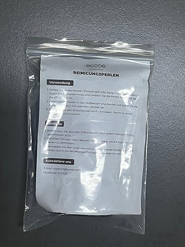 Miniatura 5 de ecooe 1200 Beads Decanter Cleaning Beads with Silicone Bag for Narrow Neck Bottle Stainless Steel Cleaning Beads Balls for Vase, Carafes, Wine