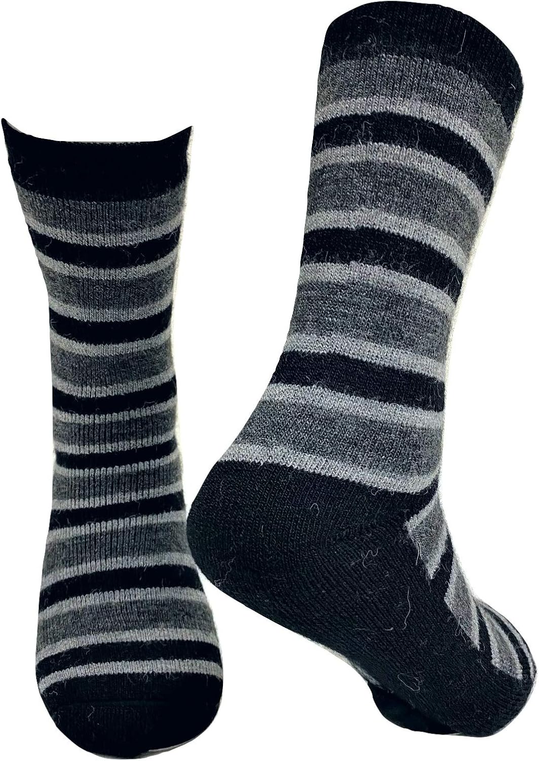 Alpaca Wool Designer Socks are Cozy, Warm & Colorful - Original Stripe