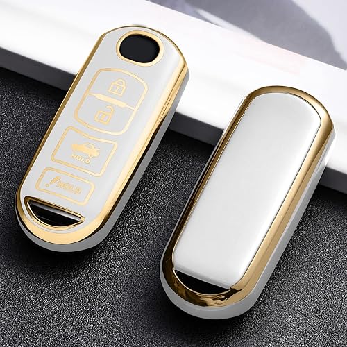 Miniatura 3 de ELOHEI Funda Protectora para Llavero Mazda, Compatible con Mazda 3 6 8 Miata MX5 CX3 CX4 CX5 CX7 CX9 TPU Suave Premium Protección Completa de 360