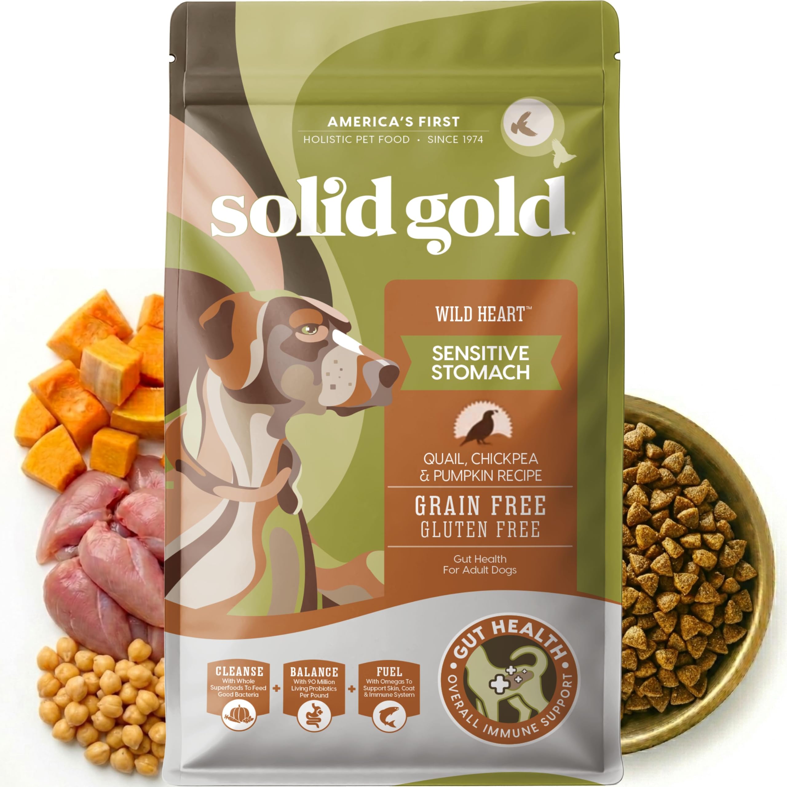 Solid Gold Quail 24LB Bag