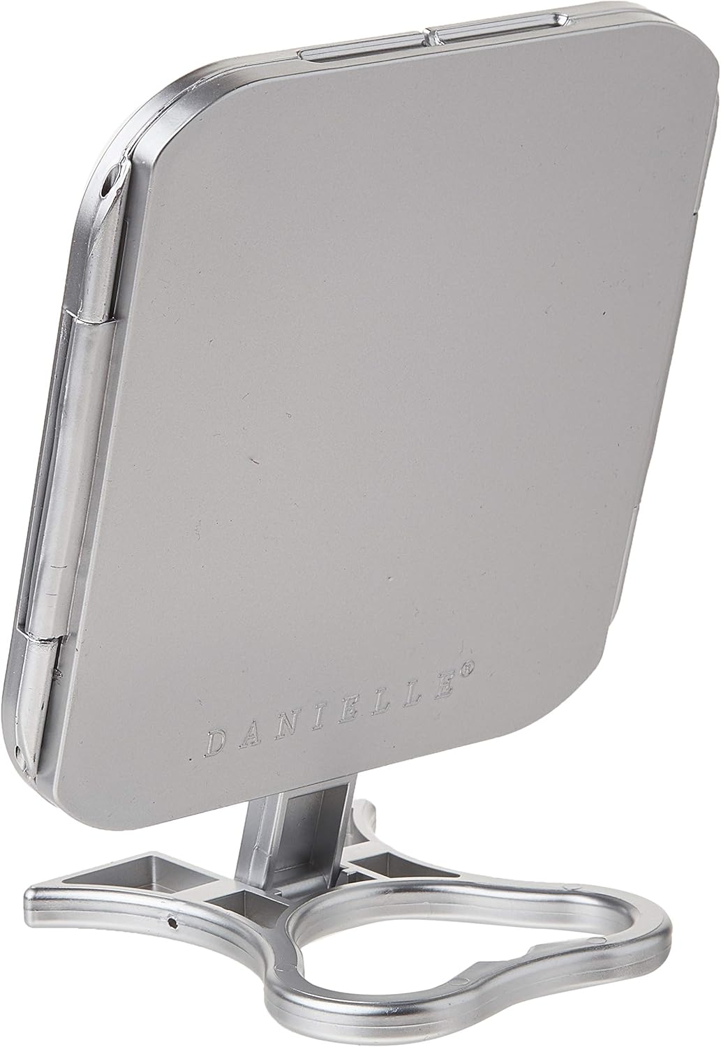 Portable 3 Sided Foldable Beauty Mirror with Built in Stand, Silver : Everything Else