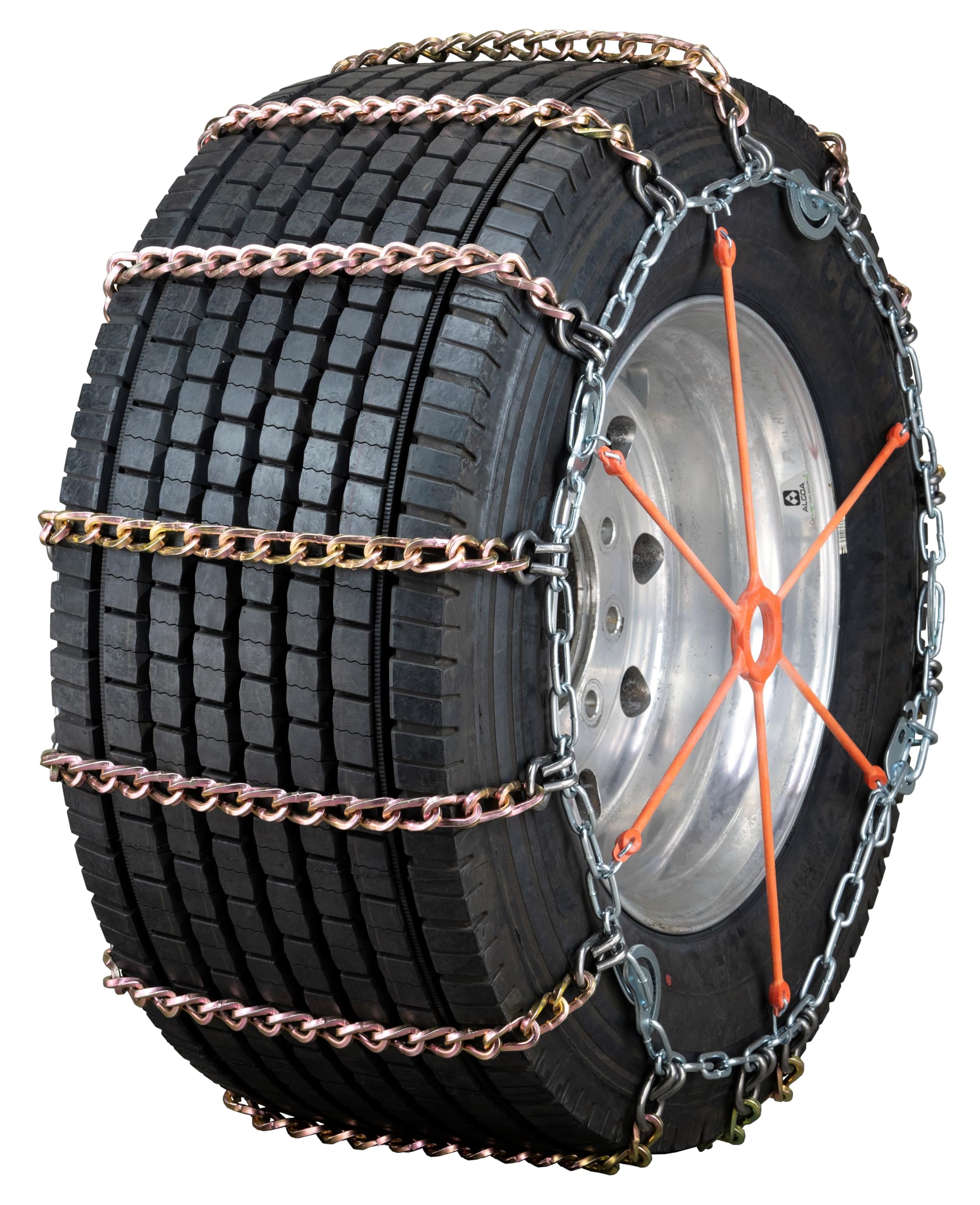 Quality Chain Commercial Truck Twisted Square Link Alloy Cam-Style Tire Chains - Wide Base (3171SLCTWIST)