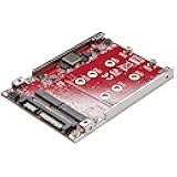 StarTech.com M.2 to SATA Adapter - Dual Slot - for 2.5in Drive Bay - RAID - M.2 SSD - M.2 Adapter - M.2 SSD Adapter , TAA (S322M225R)