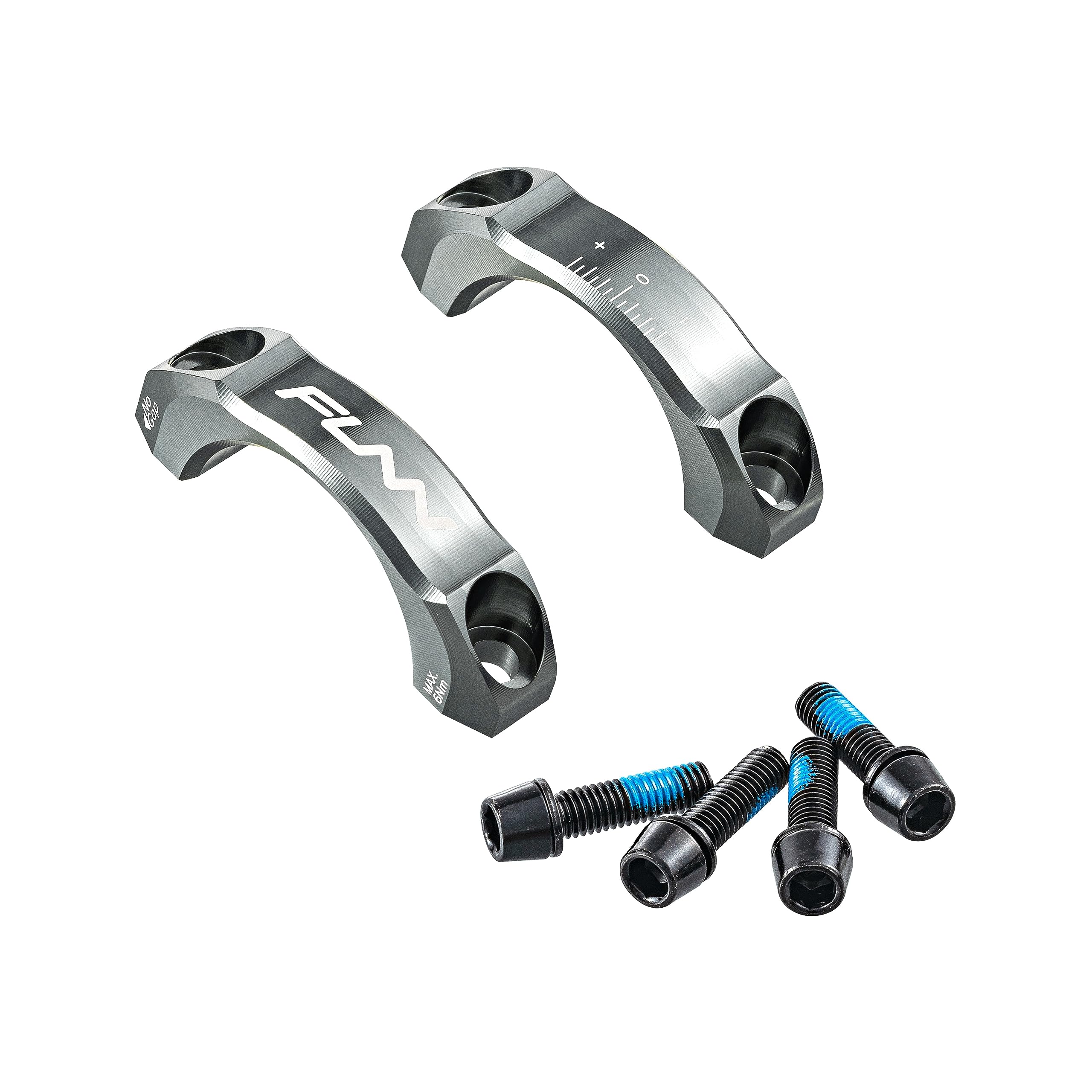 Funn Equalizer Face Plates 31.8mm - Faceplates Fits Both 0mm & 10mm Rise Stem (Grey)
