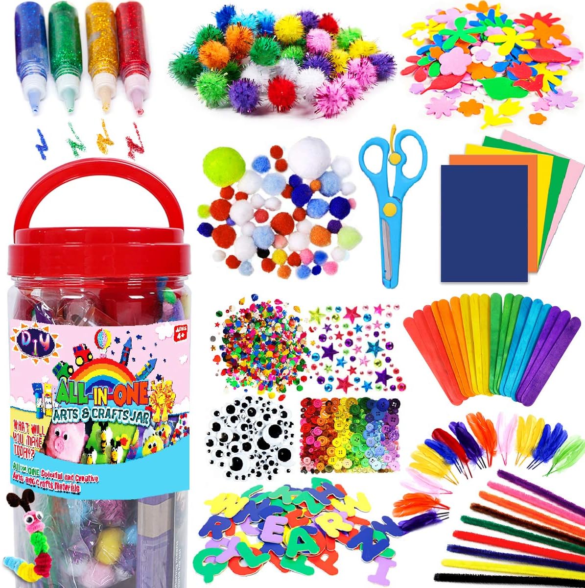FunzBo Suministros De Arte Y Manualidades Para Ni os Kit De 