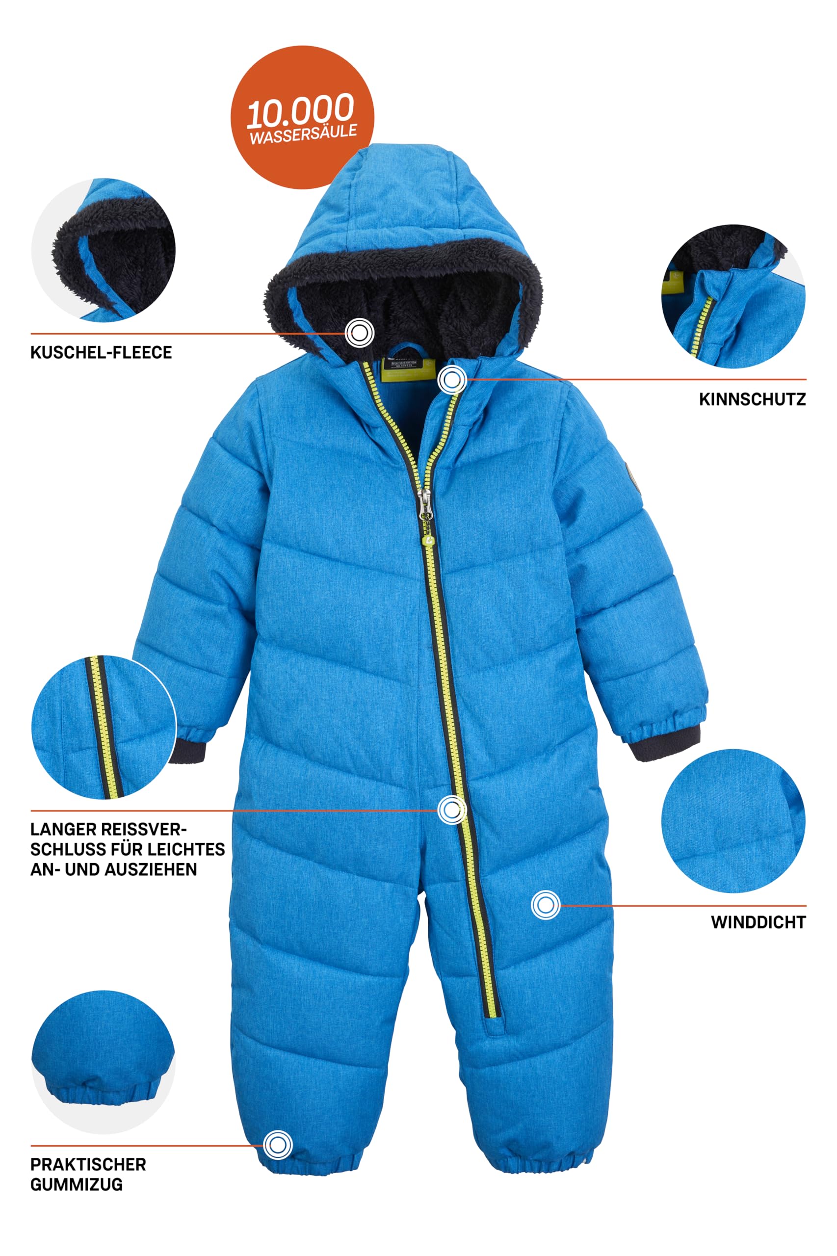 Killtec Karter Mini En general en look de plumón con capucha Niños (Pack de 1)