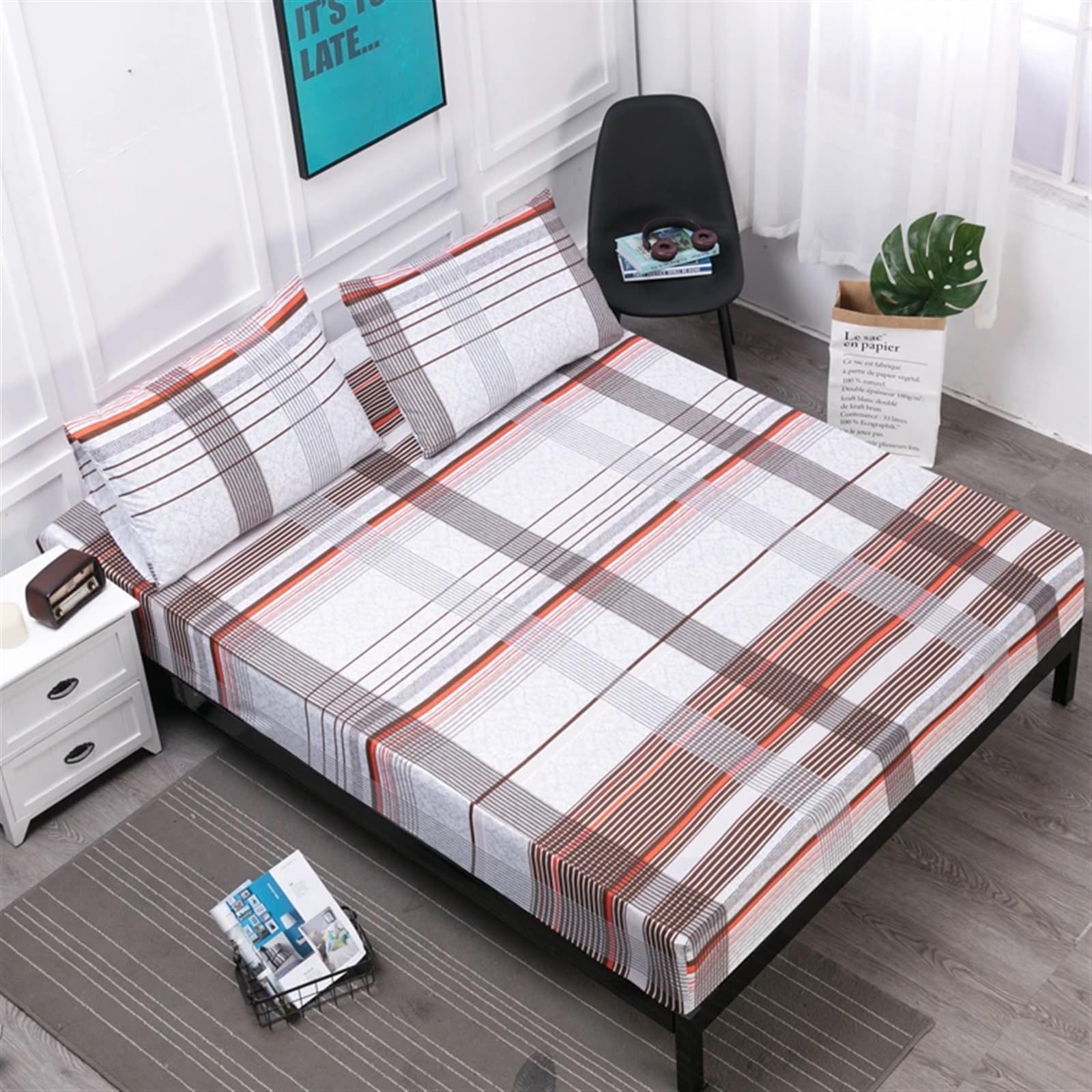 Protector Colchon Impermeable Classic Pattern Waterproof Mattress Protector