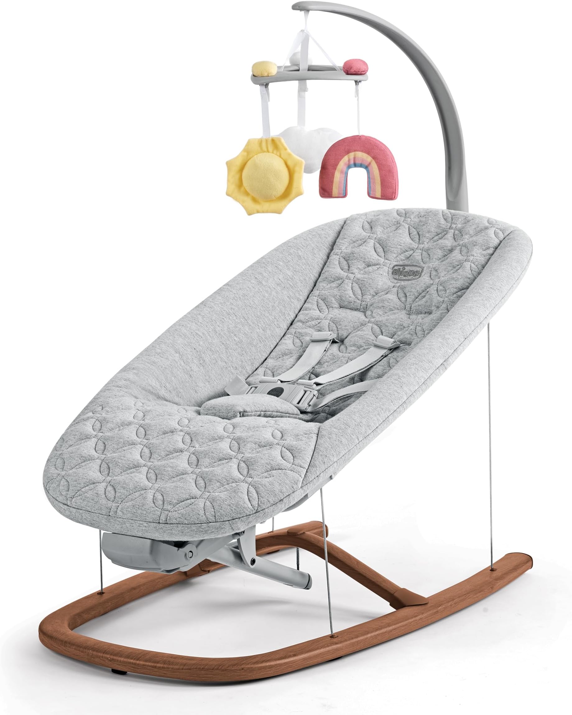 Amazon.com : Chicco Float™ Baby Bouncer Seat, Quilted Organic Cotton ...