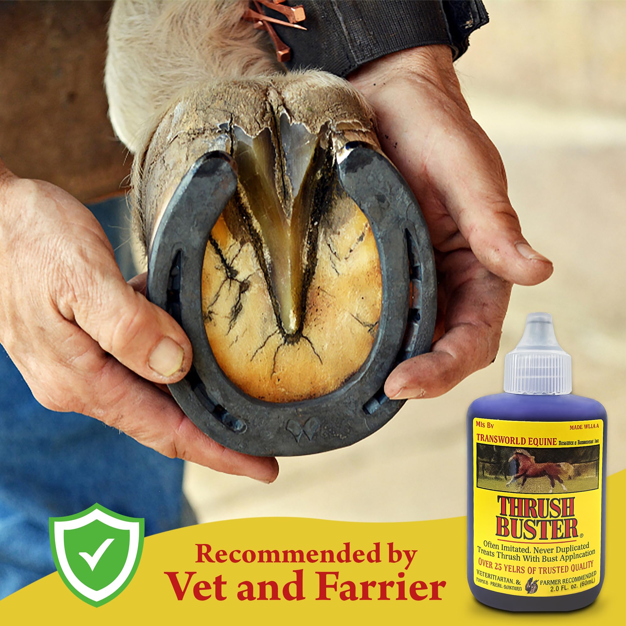 Tohoyard- Thrush Buster 2.0 FL oz para Caballos
